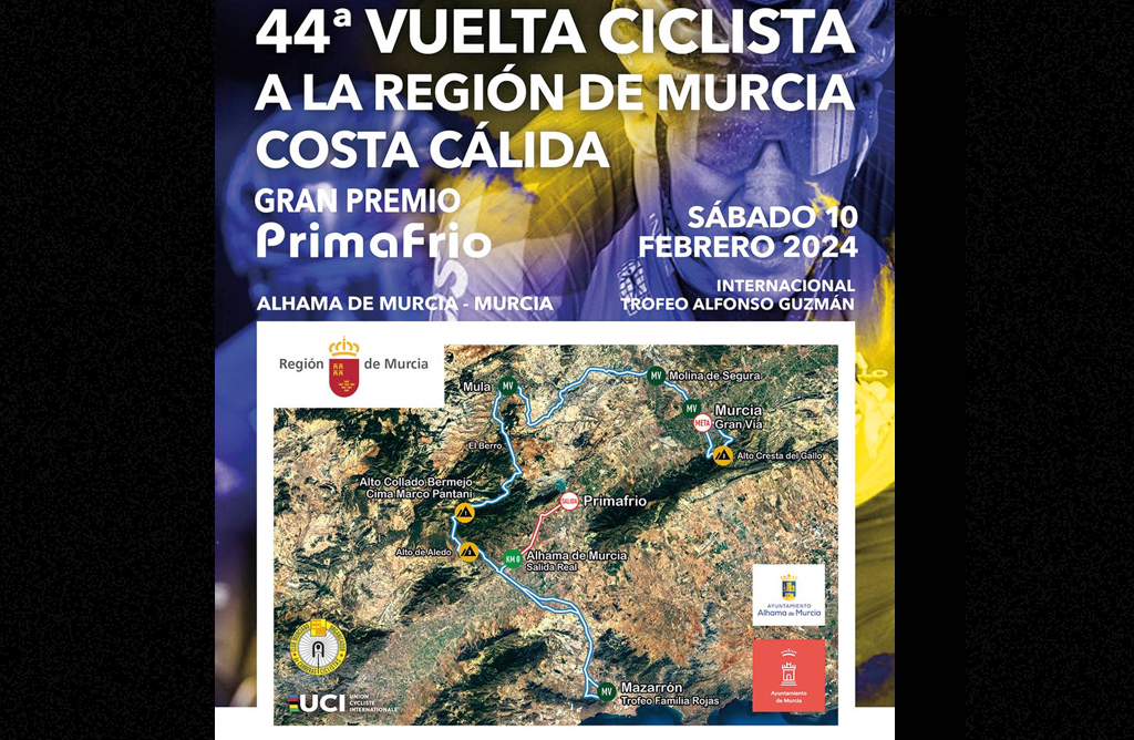 La Vuelta a Murcia, con un recorrido de casi 200 kilmetros, pasar dos veces por Totana el 10 de febrero
